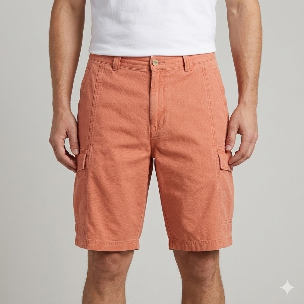 Tommy Bahama Relax Cargo Short Tencel‎ Blend Size 35 Coral
